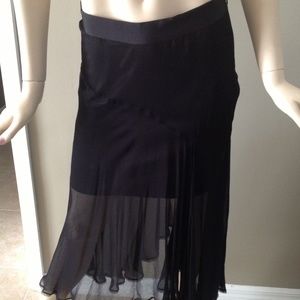 Guess by Marciano Felicia Silk Black Asymmetrical